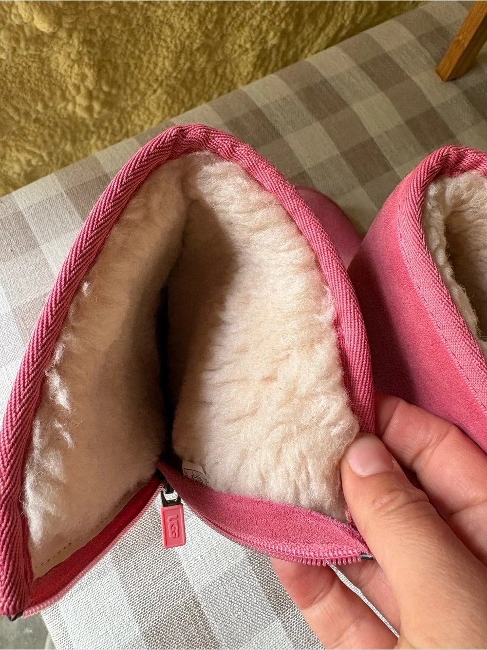 UGG suede exterior